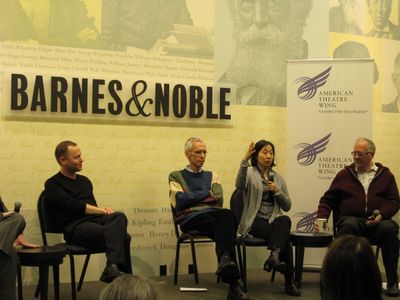 Ben Hodges, David Ives, Diana Son, and Doug Wright Photo
